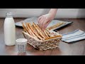 Homemade Whole Wheat Grissini Traditional Italian Snack Stock Footage Envato Elements