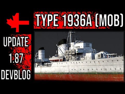 DESTROYER with CRUISER GUNS! The Type 1936A (Mob) Devblog | War Thunder Naval 1.87 Analysis