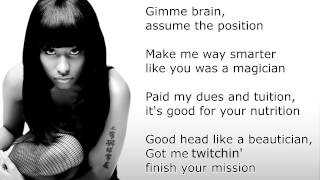 Get On Your Knees - Nicki Minaj Ft. Ariana Grande [ LYRICS ]