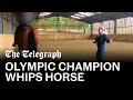 Olympic champion Charlotte Dujardin whips horse 24 times in shocking video