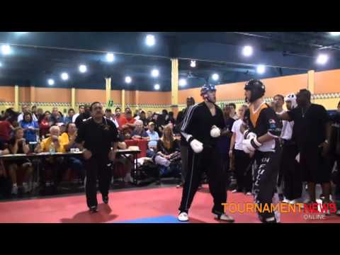 Team Full Circle Black vs Team Paul Mitchell Men's Team Fighting Round 2 at the US Open 2011