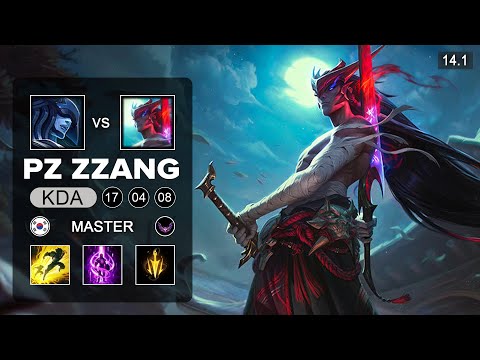 Yone vs Lissandra Mid - KR Master - Patch 14.1 Season 14