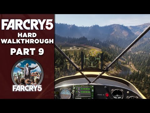FAR CRY 5 | Hard Walkthrough | Part 9 "Air Raid/Jumping Ship" | CenterStrain01