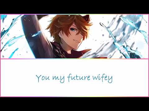 Genshin Impact | Childe''s ENG VA - Kiss Me Thru The Phone | w/Lyrics (5/11)