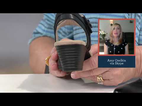 Clarks Collection Leather Heeled Mary Janes - Valarie Rally on QVC