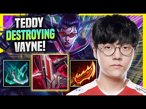 TEDDY DESTROYING WITH VAYNE IN KR SOLOQ! - T1 Teddy Plays Vayne ADC vs Kai'sa!