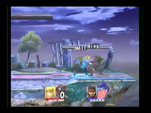 Mait (Zero Suit Samus) VS Siegfried (Snake)