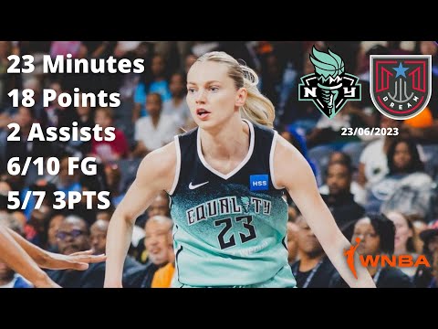 Marine Johannes 18 Points vs Atlanta Dream - WNBA 2023