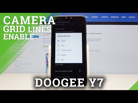 How to Enable Camera Grid Lines in DOOGEE Y7 – Activate Camera Help Lines