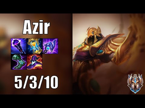 SK Gaming Sertuss Azir vs Veigar MID - Patch 12.14 euw1 CHALLENGER