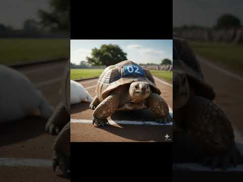 Rabbit and Tortoise Competition 🐇 🐢 #fypシ #fypシ゚viral #10million