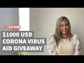 Corona Virus Aid For Filipinos I Will Give 1000 Away To The Hardest Hit People Covid 19 Aid
