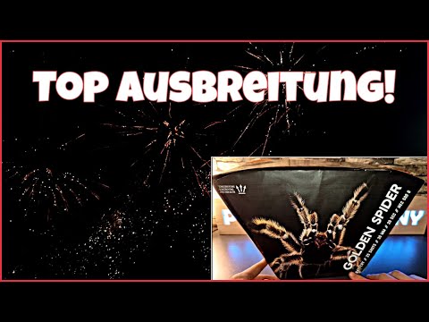 GOLDEN SPIDER ✨🕷️ | PYROCENTURY | KRASSE GOLDBATTERIE mit starken Zerlegern