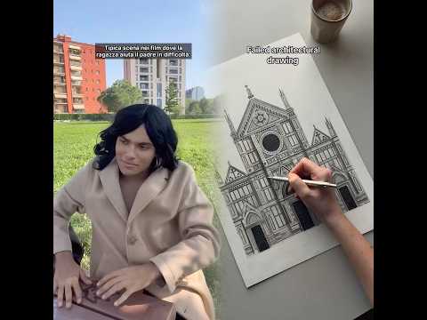 Tipica scena nei film dove la ragazza aiuta il padre in difficoltà - Kiro Ebra #comedy #shorts