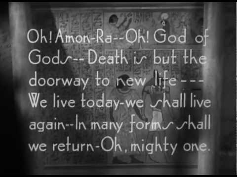 Opening Titles for The Mummy (1932)