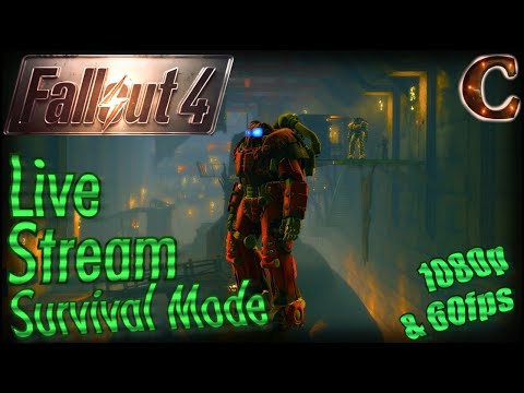 Fallout 4 Live Stream Survival Mode, 1080p 60fps, Part 71: Into the Fog on Far Harbor