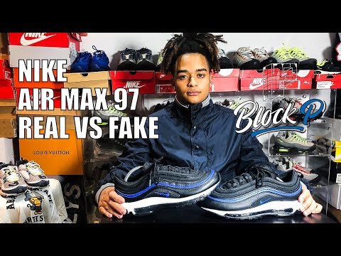 Nike Air Max 97 Midnight Blue Real Vs Fake (How To Spot A Fake Nike Air Max 97)