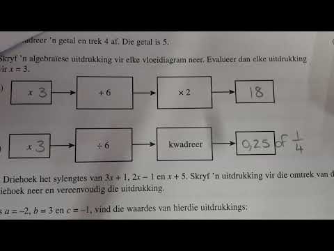 WISKUNDE GRAAD 8: 16 Julie 2020 - periode 8 (16088)