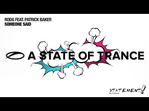 Rodg feat. Patrick Baker - Someone Said (Original Mix)