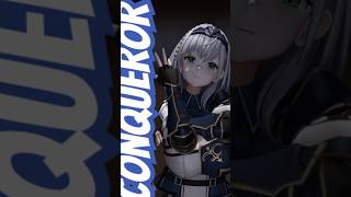 【MMD,ホロライブ(白銀ノエル団長)でDance】Conqueror #shorts