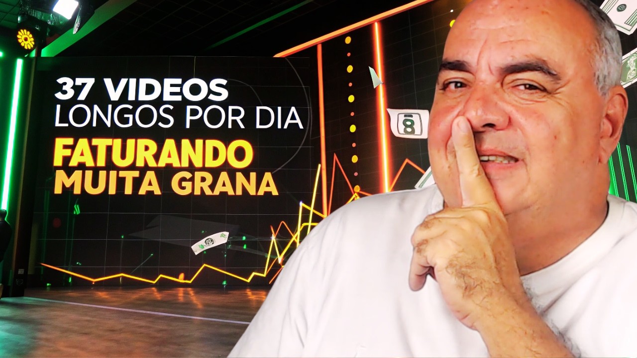 CRIE 37 VÍDEOS LONGOS  COM IA 100% GRÁTIS em 8 HORAS!  QUALQUER NICHO ou SUBNICHO LUCATIVO!!!