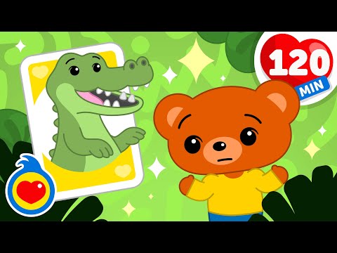 ¿El Cocodrilo Cómo Hará?🐊🎵 Y Más Canciones Infantiles Sobre Animalitos (120 Min) | Plim Plim