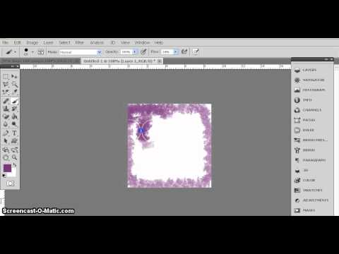 Photoshop Tutorials 7 How to use brush tool, pencil...