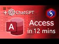 Microsoft Access - Tutorial for Beginners in 12 MINS!  [ + AI USE ]
