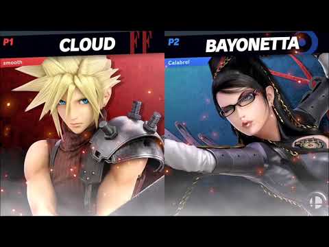 Calabrel (Bayonetta) vs Smooth (Cloud) pt. 2 - Smash Ultimate 7.0.0