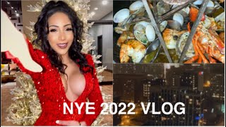 NYE 2022 GRWM VLOG + MINI ULTA HAUL/ DINNER & MORE 🥂🍾🎇