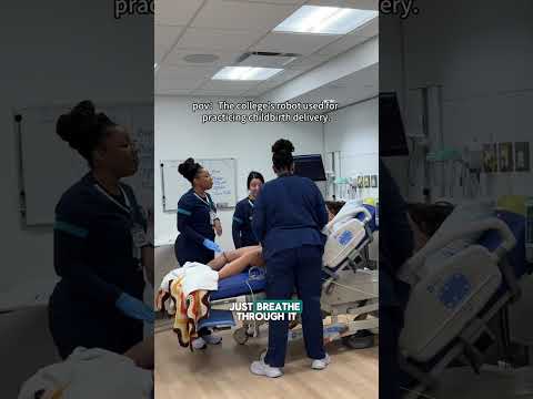 Robot Mannequin Simulation Lab Nursing School #nurse #simulation #mannequin #robot #funny