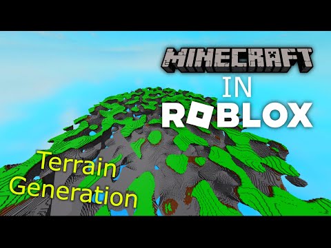 "Insane Creation: Minecraft in ROBLOX Dev Log pt3" #roblox #minecraft #devlog