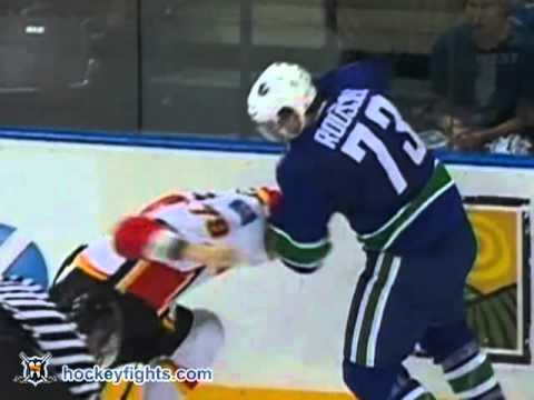 Michael Ferland vs Antoine Roussel Sep 12, 2011