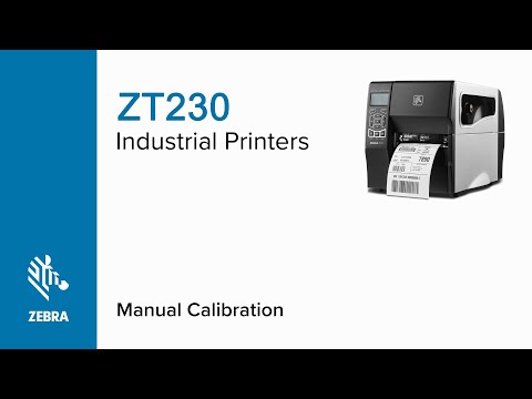 How to calibrate media or ribbon out errors | ZT230 Printer | Zebra