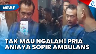 Tak Mau Ngalah di Jalan Sempit, Pengemudi di Bandung Barat Aniaya Sopir Ambulans yang Bawa Pasien
