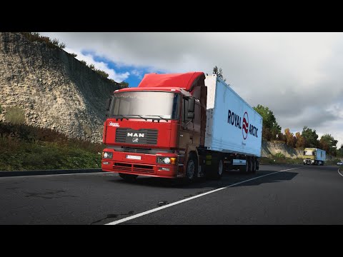 ETS2 | MAN F2000 Evolution 463 | Belgrade RS to Kragujevac RS | Reefer Container HC 24t