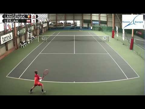 LANGENAKEN (BEL) vs LESJAK (AUT) - Open Super 12 Auray Tennis - Court 2