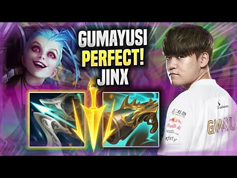 GUMAYUSI PERFECT GAME WITH JINX! - T1 Gumayusi Plays Jinx ADC vs Caitlyn! | Preseason 2022
