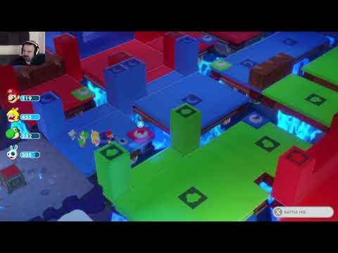 Mario + Rabbids: Kingdom Battle playthrough pt102 - VERY Tricky Platform Puzzle