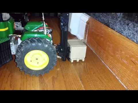 Rc tractor with plow and forklift