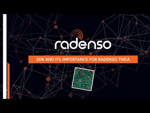 What is a software defined radio and why does it matter for Radenso Theia?