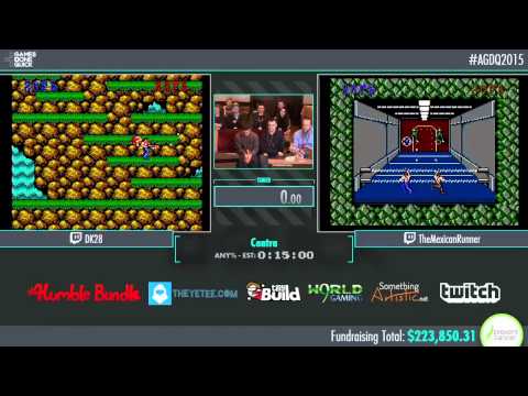 Contra Race of DK28 v TheMexicanRunner in 12:07 - AGDQ2015 - Part 44