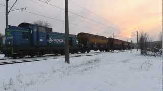 preview picture of video 'SM42-577 z wagonami Tads w Zemborzycach [Lublin]'
