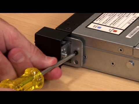 Lenovo Thinksystem SR630 installing a rack latch