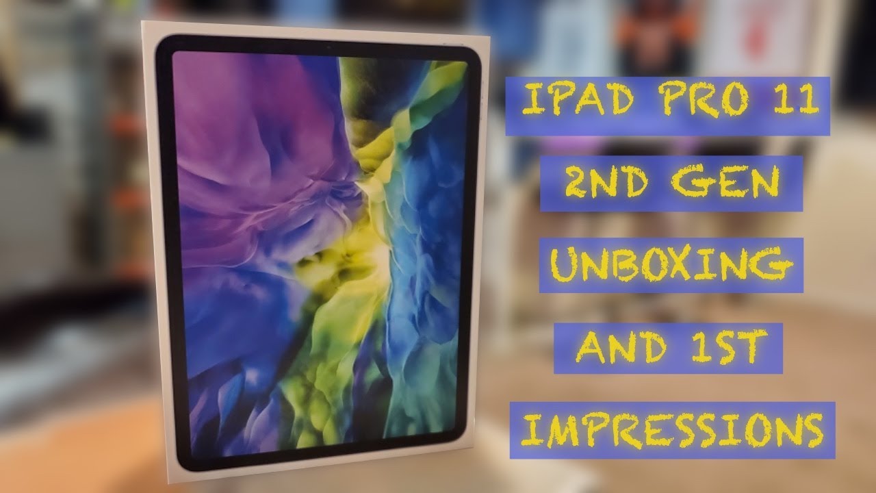 Apple iPad Pro 11 inch 2nd Generation 4G LTE Verizon Unboxing and 1st Impressions