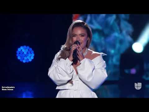 SELENA TRIBUTO Karol G, Natti Natasha, Ally Brooke, Greeicy  PREMIOS JUVENTUD 2020 Danna paola