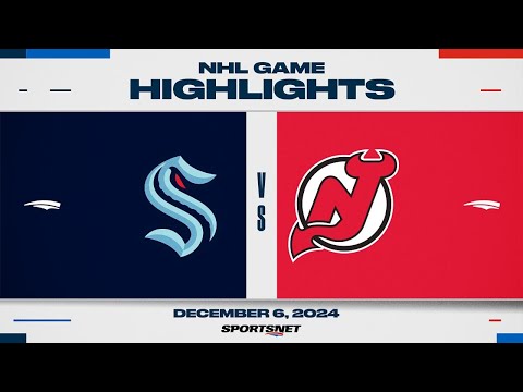 NHL Highlights | Kraken vs. Devils - December 6, 2024