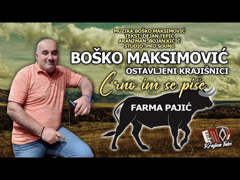 BOŠKO MAKSIMOVIĆ - Crno im se piše (Audio 2025)