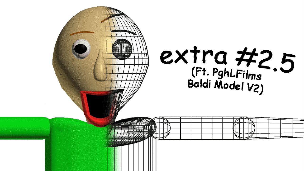 I animated Baldi with extra keyframes #2.5. (Ft. PghLFilms Baldi Model V2)