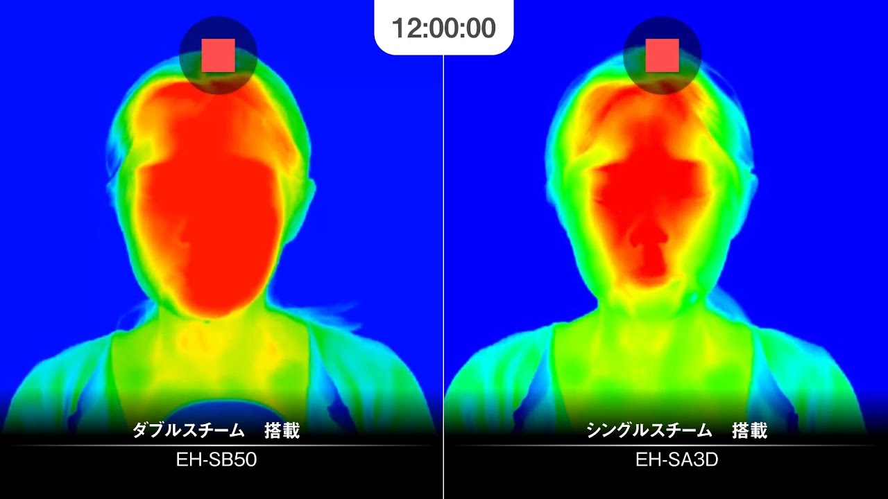 パナソニック スキンアクト スチーマー マルチ EH-SB50 サーモ動画【パナソニック公式】
